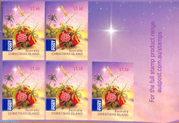 Christmas Islands 2010 Christmas Foil Booklet, Mint NH, Religion - Christmas - Stamp Booklets - Noël