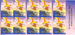 Christmas Islands 2010 Christmas Foil Booklet, Mint NH, Religion - Christmas - Stamp Booklets - Noël