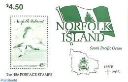 Norfolk Island 1994 Sea Birds Booklet, Mint NH, Nature - Birds - Stamp Booklets - Ohne Zuordnung