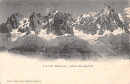 74-CHAMONIX CHAINE DES AIGUILLES-N°5188-F/0359 - Chamonix-Mont-Blanc