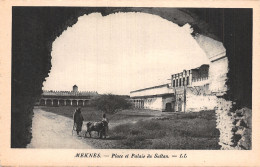 MAROC MEKNES PLACE DU PALAIS DU SULTAN  - Meknes