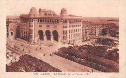 ALGERIE ALGER LE SQUARE ET LA POSTE  - Alger