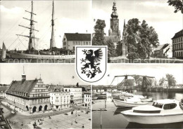 72363296 Greifswald Wieck Segelschulschiff Wilhelm Pieck Dom St. Nikolai Rathaus - Greifswald