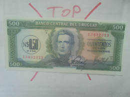 URUGUAY 0,50 Nuevo Peso / 500 Pesos 1975 Neuf (B.33) - Uruguay