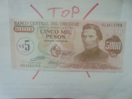 URUGUAY 5 Nuevo Pesos / 5000 Pesos 1975 Neuf (B.33) - Uruguay
