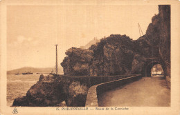 ALGERIE PHILIPPEVILLE ROUTE DE LA CORNICHE  - Skikda (Philippeville)