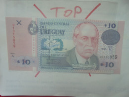 URUGUAY 10 PESOS 1998 Neuf (B.33) - Uruguay