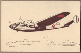 CPSM AVIATION AVION  GUERRE - AMIOT 350 : Multiplace De Bombardement TB  DESSIN - 1939-1945: 2ème Guerre