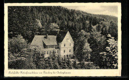 AK Oerlinghausen, Bielefelder Naturfreundehaus In Grüner Landschaftauf Dem Tönsberg  - Bielefeld