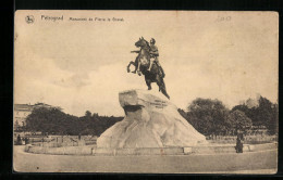 AK Petrograd, Monument De Pierre Le Grand  - Russland