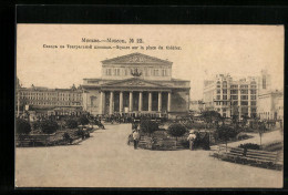 AK Moskau, Square Sur La Place Du Theater  - Russie
