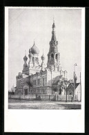 AK Brest-Litowsk, Blaue Kirche, Jetzt Garnisonkirche  - Russie