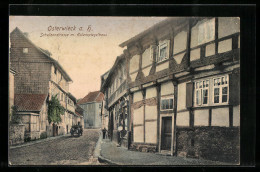 AK Osterwieck A. H., Schulzenstrasse Mit Eulenspiegelhaus  - Sonstige & Ohne Zuordnung