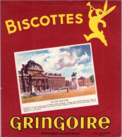 BUVARD  - GRINGOIRE - Biscottes - L'école Militaire - Pithiviers En Gatinais - Alimentaire