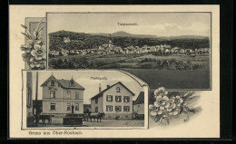 AK Ober-Rosbach, Brunnen Am Marktplatz, Totalansicht  - Other & Unclassified