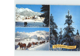 72362291 Ramsau Dachstein Steiermark Pferdeschlitten Skigebiet Ramsau Am Dachste - Altri & Non Classificati