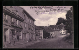 AK Bonndorf, Martinstrasse Mit Haus Adolf Würth  - Bonndorf