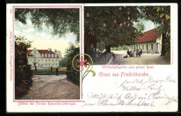 AK Friedrichsruhe, Schloss Des Fürsten Hohenlohe-Oehringen, Wirtschaftsgarten Zum Grünen Haus  - Oehringen
