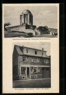 AK Gross-Bieberau, Restaurant-Conditorei-Cafe V. Fr. Späth, Gefallenen-Denkmal  - Autres & Non Classés