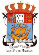 97-SAINT PIERRE ET MIQUELON ARMOIRIES-N°C-4348-C/0365 - Saint-Pierre E Miquelon