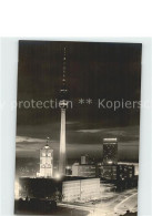 72362010 Berlin Fernsehturm Und Rathaus Bei Nacht Berlin - Andere & Zonder Classificatie