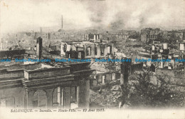 R653076 Salonique. Incendie. Haute Ville. 19 Aout 1917 - World