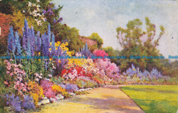R652670 Kew Gardens. Herbaceous Border. Tuck. Oilette. Postcard No. 3612. A. De - World