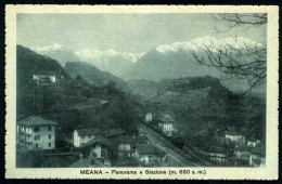 Meana - Panorama E Stazione - Non Viaggiata - Rif. F00526 - Sonstige & Ohne Zuordnung