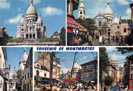 75-PARIS SOUVENIR DE MONTMARTRE-N°C-4349-C/0043 - Other & Unclassified