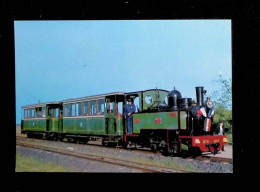 Cp, Chemin De Fer, Musée Des Transports De Pithiviers, 45, Le Train à Vapeur Au Terminus De Bellébat - Trains