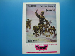 (1955) L'Armée Fait Confiance à TERROT - Advertising