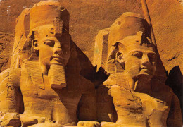 EGYPT ABOU SIMBEL ROCK TEMPLE RAMSES II - Temples D'Abou Simbel