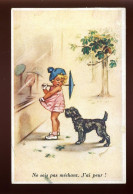 ILLUSTRATEURS - FILLETTE ET CHIEN - GERMAINE BOURET - Bouret, Germaine