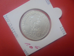 POLOGNE 200 ZLOTY 1974 ARGENT (A.3) - Pologne