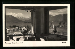 AK Murnau, Terrasse Des Cafe Sonnenlicht  - Autres & Non Classés