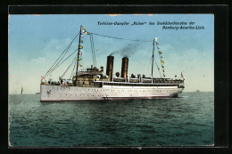 AK Passagierschiff Kaiser Des Seebäderdienstes Der Hamburg-Amerika Linie  - Steamers