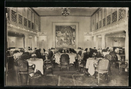 AK Passagierschiff Deutschland Der Hamburg-Amerika-Linie, Speisesaal  - Steamers