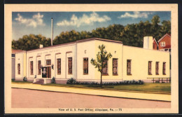 AK Aliquippa, PA, View Of US Post Office  - Autres & Non Classés