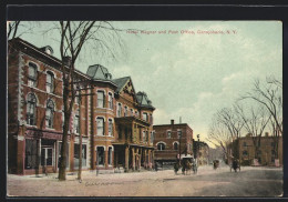 AK Canajoharie, NY, Hotel Wagner And Post Office  - Altri & Non Classificati