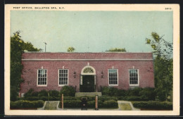 AK Ballston Spa, NY, Post Office  - Autres & Non Classés