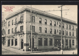 AK Monessen, PA, Post Office And First National Bank Building  - Autres & Non Classés