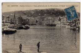 Sete Cette Vue Generale Quai Louis Pasteur - Sete (Cette)