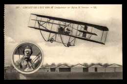 AVIATION - CIRCUIT DE L'EST 1910 - LINDPAINTNER SUR BIPLAN  R. SOMMER - AVION - ....-1914: Precursors