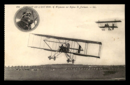 AVIATION - CIRCUIT DE L'EST 1910 - WEYMANN SUR BIPLAN H. FARMAN - AVION - ....-1914: Vorläufer