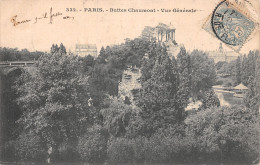 75 PARIS BUTTES CHAUMONT - Mehransichten, Panoramakarten