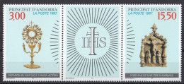 FRENCH ANDORRA 512-513,unused - Christianisme