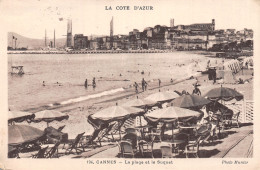 06 CANNES LA PLAGE ET LE SUQUET - Cannes