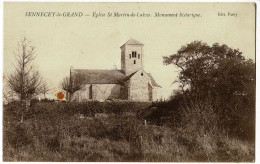 Sennecey Le Grand - Eglise Saint Martin De Laives - Monument Historique - Circulé 1923 - Autres & Non Classés