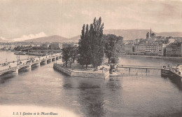 SUISSE GENEVE ET LE MONT BLANC - Sonstige & Ohne Zuordnung