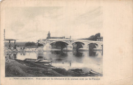 54 PONT A MOUSSON PONT REFAIT PAR LES ALLEMENDS - Pont A Mousson